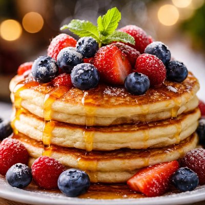 Image of Double Berry Pancakes