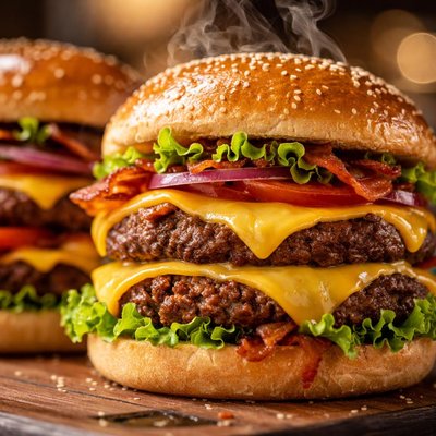 Image of Double Cheese Cheeseburgers