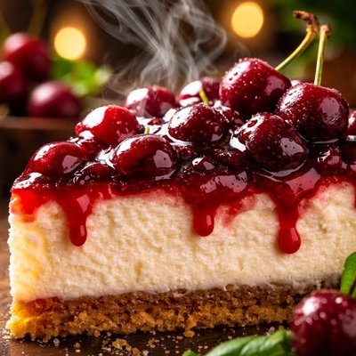Image of Double Cherry Cheesecake