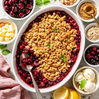 Image of Double Cherry Crumble