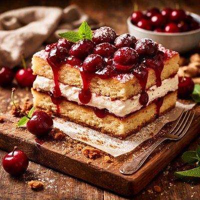 Image of Double Cherry Dessert