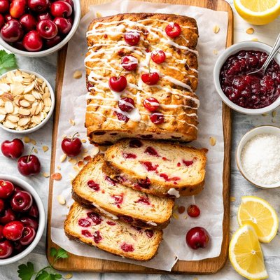Image of Double Cherry Quick Bread