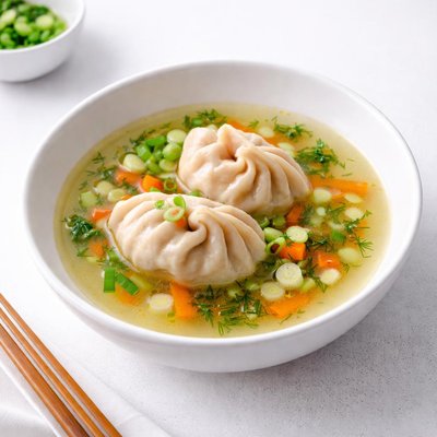 Image of Double Chicken Dumpling Soup
