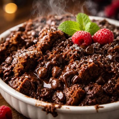 Image of Double Chocolate Bread Pudding