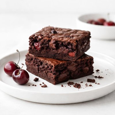 Image of Double Chocolate Cherry Brownies