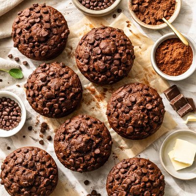 Image of Double Chocolate Chip Mega Muffins