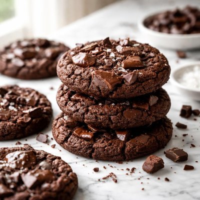 Image of Double Chocolate Chunk Cookies