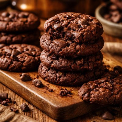 Image of Vegan Double Chocolate Cookies