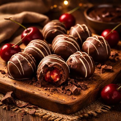 Image of Double Chocolate Covered Cherries