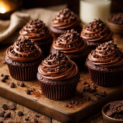 Image of Double Chocolate Cupcakes