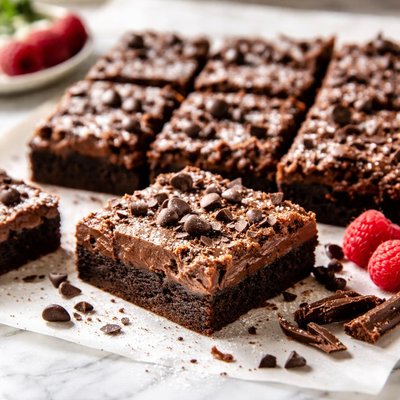 Image of Double Chocolate Gooey Butter Cake