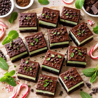 Image of Double Chocolate Mint Bars