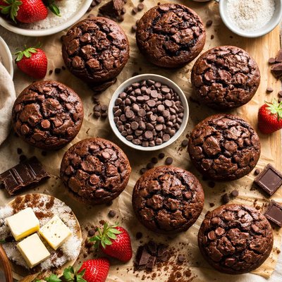 Image of Double Chocolate Muffins
