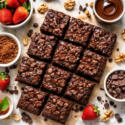 Image of Double Chocolate Orgasmic Brownies