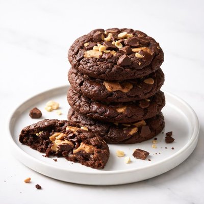 Image of Double Chocolate Peanut Butter Cookies