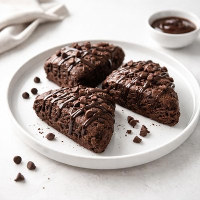 Image of Double Chocolate Sour Cream Scones