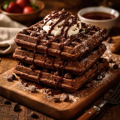 Image of Double Chocolate Waffles Oamc