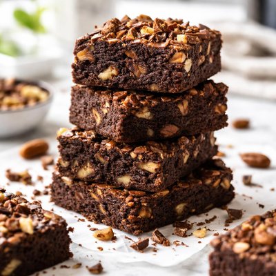 Image of Double Chocolate Walnut Pecan Brownies