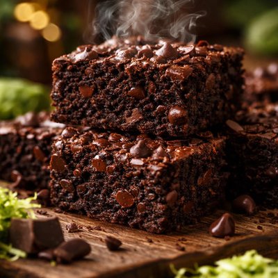 Image of Double Chocolate Zucchini Brownies