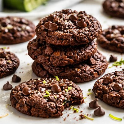 Image of Double Chocolate Zucchini Cookies