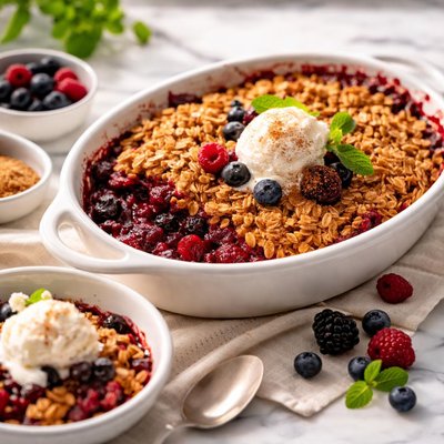 Image of Double Crunch Bumbleberry Crisp