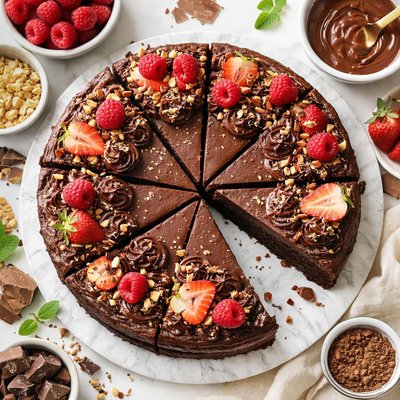 Image of Double Decadent Brownie Torte