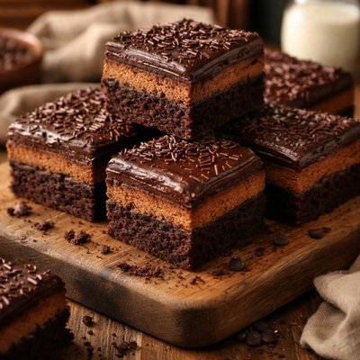 Image of Double Frosted Brownies