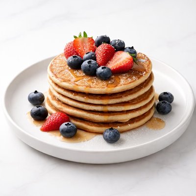 Image of Double Fruit Whole Wheat Pancakes