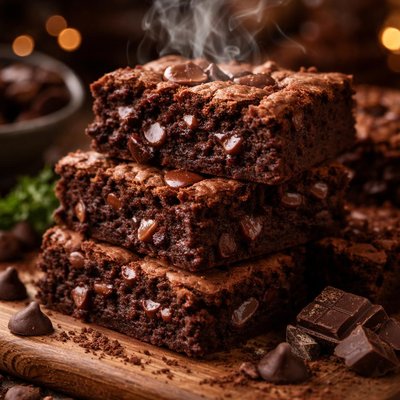 Image of Double Fudge Chocolate Chip Brownies