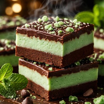 Image of Double Layer Mint Fudge