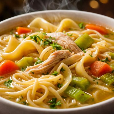 Image of Double Noodle Chicken Soup