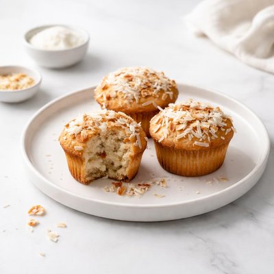 Image of Double or Triple Coconut Muffins