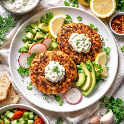 Image of Double Salmon Cakes