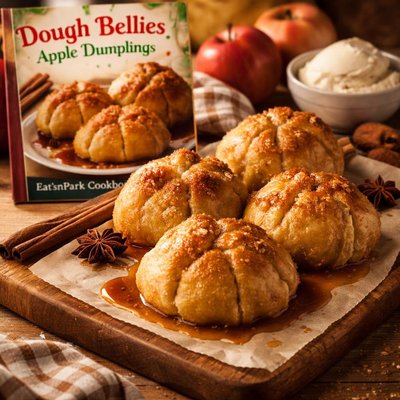 Image of Dough Bellies Apple Dumplings Eatnpark Cookbook