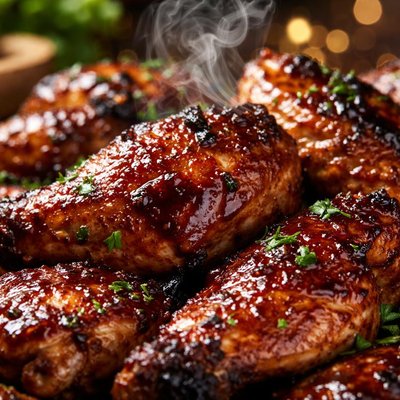 Image of Down Home Barbecued Chicken