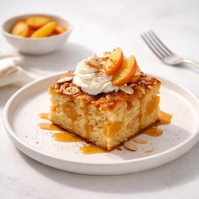 Image of Down Home Peach Pudding Bread