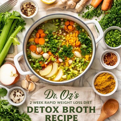 Image of Dr Oz 2 Week Rapid Weight Loss Diet Detox Broth Recipe