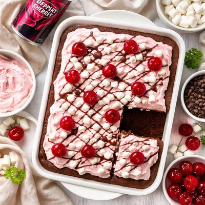 Image of Dr Pepper Cherry Marshmallow Cake