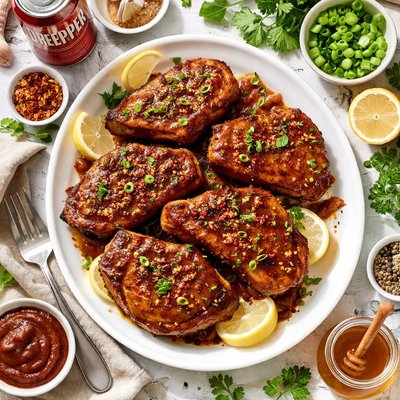 Image of Dr Pepper Pork Chops