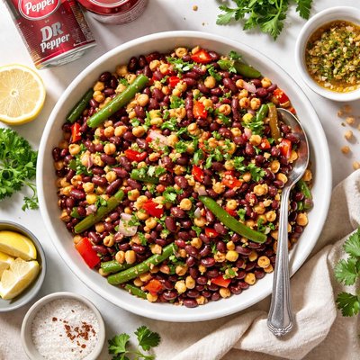 Image of Dr Pepper Three Bean Salad