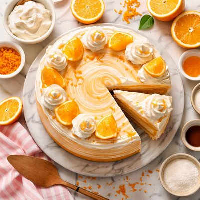 Image of Dreamsicle Creamsicle Cake