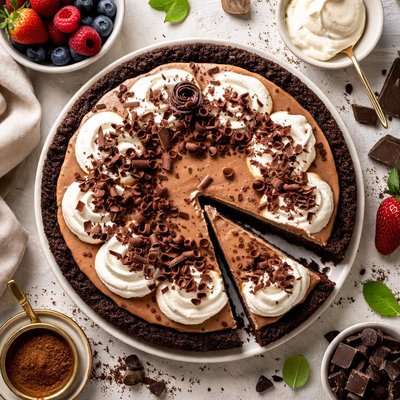 Image of Dreamy Chocolate Mousse Pie
