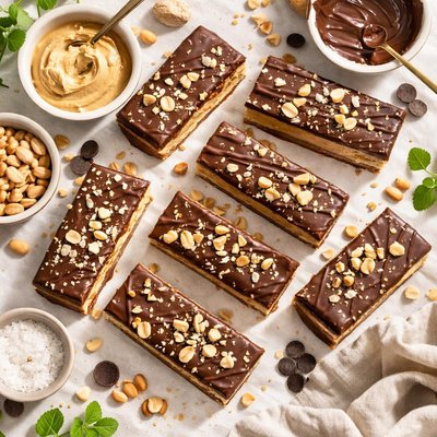 Image of Dreamy Chocolate Peanut Bars