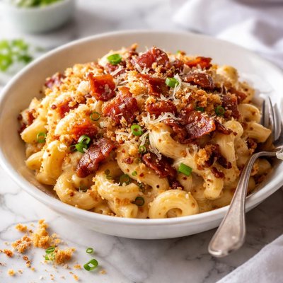 Image of Dressed Up Bacon Mac and Cheese
