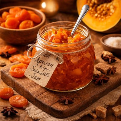 Image of Dried Apricot and Pumpkin Jam
