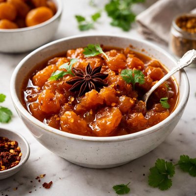 Image of Dried Apricot Chutney with Star Anise