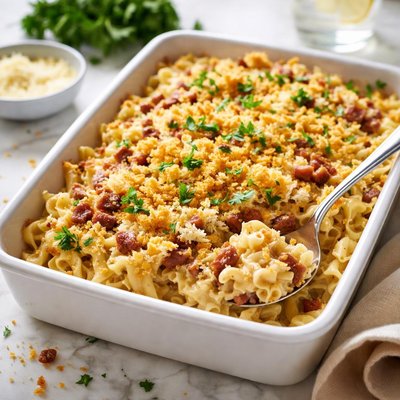 Image of Dried Beef and Noodle Casserole