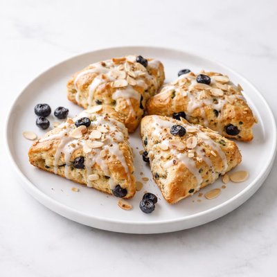 Image of Dried Blueberry Almond Scones