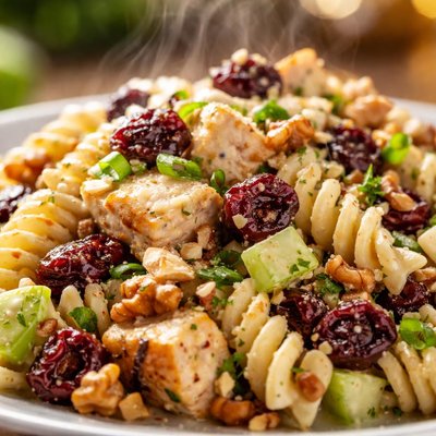 Image of Dried Cherry Nut Chicken Pasta Salad