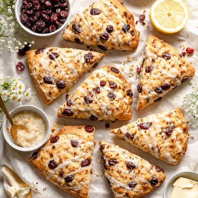 Image of Dried Cherry Scones